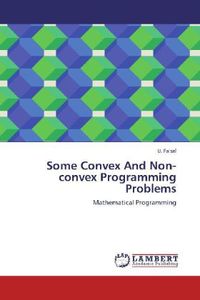 Produktbild: Faisal, U: Some Convex And Non-convex Programming Problems