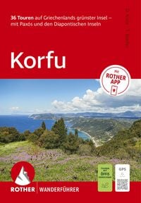 Produktbild: ROTHER Wanderf&uuml;hrer Korfu. 36 Touren auf Griechenlands gr&uuml;nster Insel &ndash; mit Pax&oacute;s und den Diapontischen Inseln