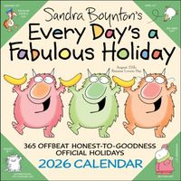 Produktbild: Sandra Boynton's Every Day's a Fabulous Holiday 2026 Wall Calendar