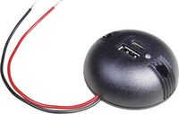 Produktbild: ProCar Runde Aufbau-Power USB-C/A Doppelsteckdose Belastbarkeit Strom max.=5A 12 V, 24V