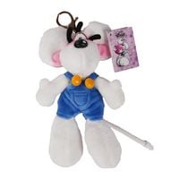 Produktbild: Diddl Pl&uuml;sch-Schl&uuml;sselanh&auml;nger - blaue Latzhose, 15 cm