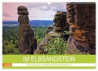 Produktbild: Im Elbsandstein - S&auml;chsisch-b&ouml;hmische Schweiz (Wandkalender 2026 DIN A3 quer), CALVENDO Monatskalender