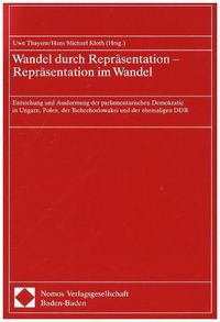 Produktbild: Wandel durch Repr&auml;sentation - Repr&auml;sentation im Wandel