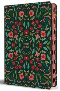 Produktbild: KJV Holy Bible Handy Size Dark with Pink Flowers and Index