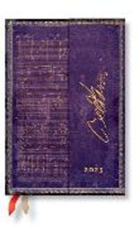 12-Monatskalender 2023 Beethoven, Violinsonate Nr. 10 Mini H von Paperblanks