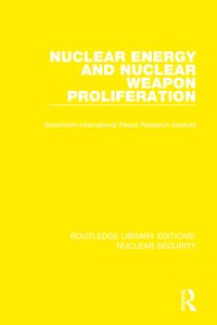 Produktbild: Nuclear Energy and Nuclear Weapon Proliferation