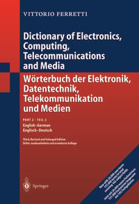 Produktbild: W&ouml;rterbuch der Elektronik, Datentechnik, Telekommunikation und Medien