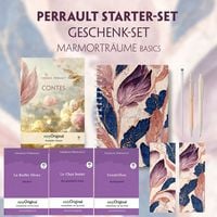 Produktbild: Charles Perrault Starter-Paket Geschenkset - 4 B&uuml;cher (mit Audio-Online) + Marmortr&auml;ume Schreibset Basics