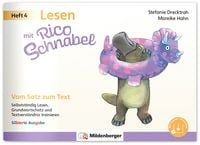 Produktbild: Lesen mit Rico Schnabel, Heft 4: Vom Satz zum Text - silbierte Ausgabe