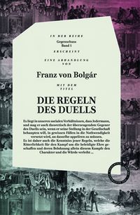 Produktbild: Die Regeln des Duells - Der Diplomat