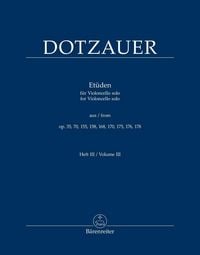 Produktbild: Et&uuml;den f&uuml;r Violoncello solo, Heft III (aus op. 35, 47, 70, 90, 155, 158, 168, 170, 175, 176, 178)