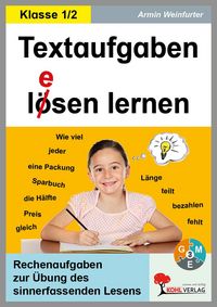 Produktbild: Textaufgaben l&ouml;sen lernen / Klasse 1-2