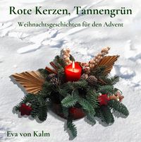 Produktbild: Rote Kerzen, Tannengr&uuml;n