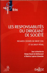 Produktbild: Les Responsabilites du Dirigeant de Societe