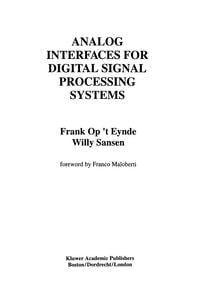 Produktbild: Analog Interfaces for Digital Signal Processing Systems