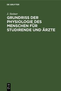 Produktbild: Grundriss der Physiologie des Menschen f&uuml;r Studirende und &Auml;rzte