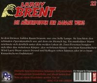 Shocker, D: Larry Brent 22/Mörderpuppen der Madame Wong/CD