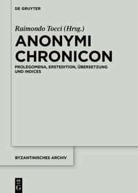 Produktbild: Anonymi Chronicon