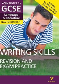 Produktbild: English Language and Literature Writing Skills Revision and Exam Practice: York Notes for GCSE: everything you need to catch up, study and prepare for 2025 and 2026 assessments and exams