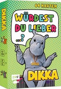 Produktbild: Kartenspiel: W&uuml;rdest du lieber...? Nashornstarke Fragen f&uuml;r Kids mit DIKKA
