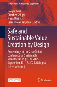 Produktbild: Safe and Sustainable Value Creation by Design