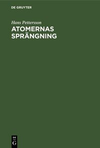 Produktbild: Atomernas Spr&auml;ngning