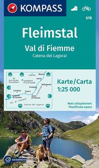 Bild vom Artikel KOMPASS Wanderkarte 618 Fleimstal, Val di Fiemme, Catena dei Lagorai 1:25.000 vom Autor 