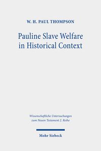 Produktbild: Pauline Slave Welfare in Historical Context