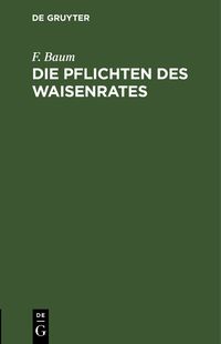Produktbild: Die Pflichten des Waisenrates