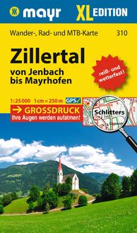 Bild vom Artikel Mayr Wanderkarte Zillertal - Von Jenbach bis Mayrhofen XL 1:25.000 vom Autor 