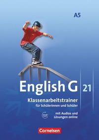 Bild vom Artikel English G 21. Ausgabe A 5. Klassenarbeitstrainer mit Lösungen und Audios online vom Autor Bärbel Schweitzer