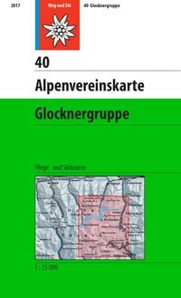 Produktbild: DAV Alpenvereinskarte 40 Glocknergruppe 1 : 25 000