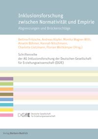 Produktbild: Inklusionsforschung zwischen Normativit&auml;t und Empirie