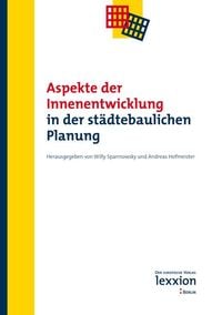 Produktbild: Aspekte der Innenentwicklung in der st&auml;dtebaulichen Planung