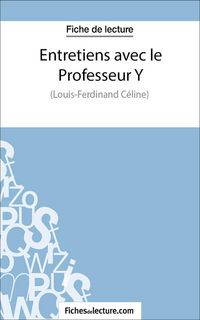 Produktbild: Entretiens avec le Professeur Y
