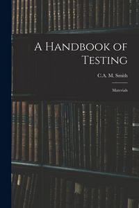 Produktbild: A Handbook of Testing