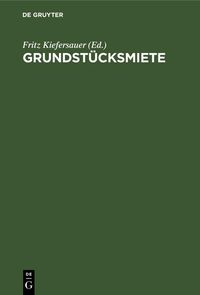 Produktbild: Grundst&uuml;cksmiete