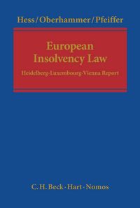 Produktbild: Hess, B: European Insolvency Law