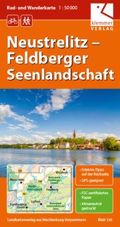 Produktbild: Rad- und Wanderkarte Neustrelitz - Feldberger Seenlandschaft 1 : 50 000