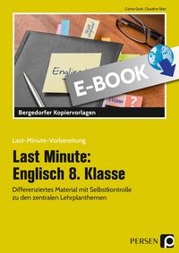 Produktbild: Last Minute: Englisch 8. Klasse