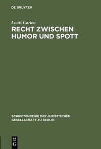 Produktbild: Recht zwischen Humor und Spott
