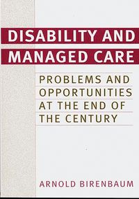Produktbild: Disability and Managed Care