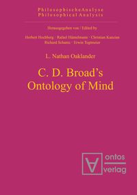 Produktbild: C. D. Broad's Ontology of Mind