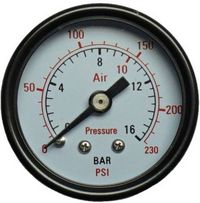 Produktbild: Aerotec Manometer 9415451 Anschluss (Manometer): R&uuml;ckseite Au&szlig;engewinde 1/4\" 1St.