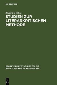 Produktbild: Studien zur literarkritischen Methode
