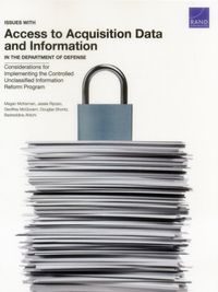Produktbild: Issues with Access to Acquisition Data and Information in the Department of Defense