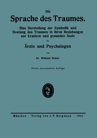Produktbild: Die Sprache des Traumes