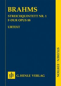 Bild vom Artikel Brahms, Johannes - Streichquintett Nr. 1 F-dur op. 88 vom Autor 