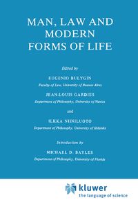 Produktbild: Man, Law and Modern Forms of Life
