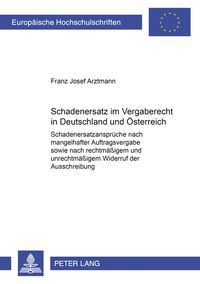 Produktbild: Schadenersatz im Vergaberecht in Deutschland und &Ouml;sterreich